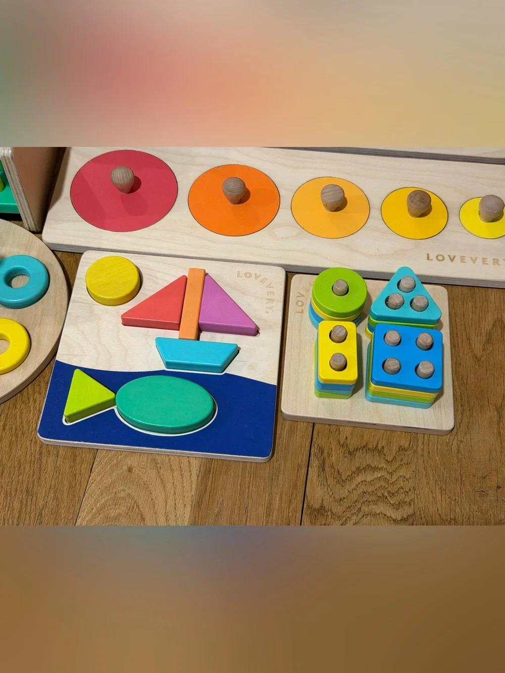 Lovevery Bundle Lot Montessori Toys Educational Wooden toys